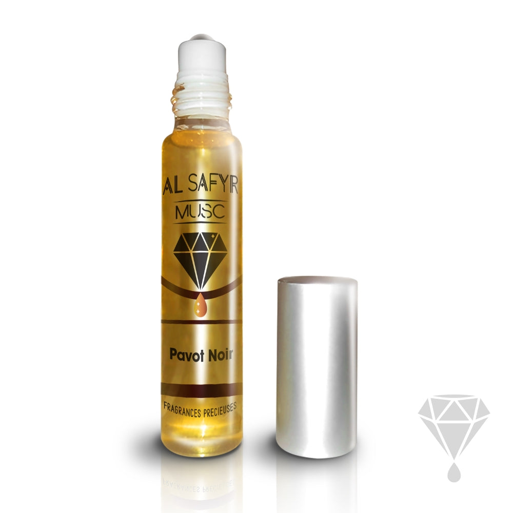 Musc femme concentré 11 ML de parfum sans alcool pavot noir Al Safyr