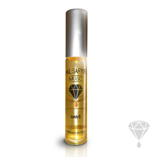 Musc femme concentré 11 ML de parfum sans alcool pavot noir Al Safyr