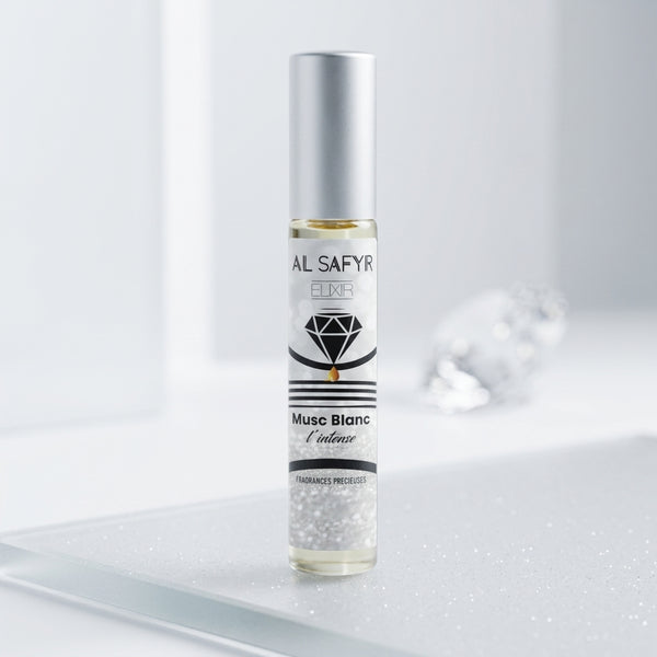 Musc Blanc L’Intense – Huile de Parfum Sans Alcool – AL SAFYR